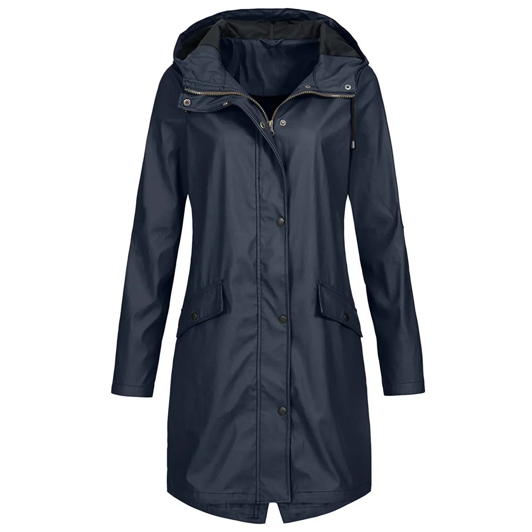 Lina | Windproof Hooded Raincoat