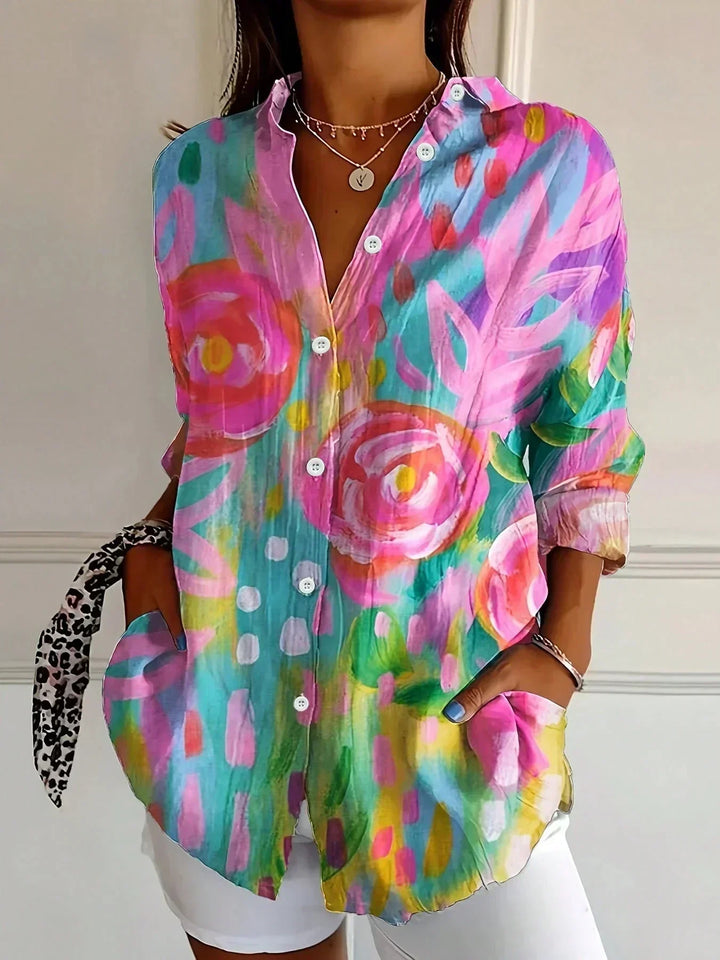 Sadie | Blusa com Estampa Colorida
