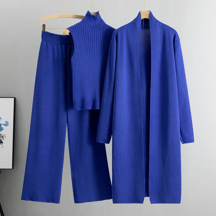 Conjunto Confortável Jillie de Três Peças | Estilo Sem Esforço