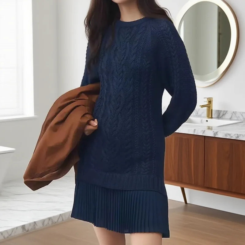 Eira | Vestido Clássico de Suéter