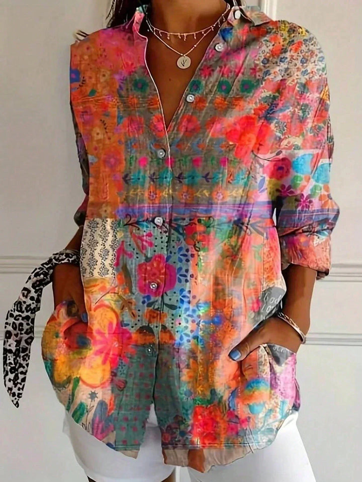 Sadie | Blusa com Estampa Colorida