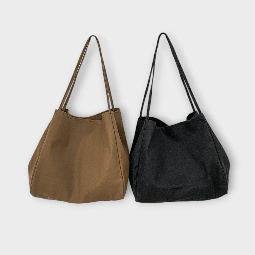 Olivia - Bolsa Shopper Grande de Lona de Alta Qualidade