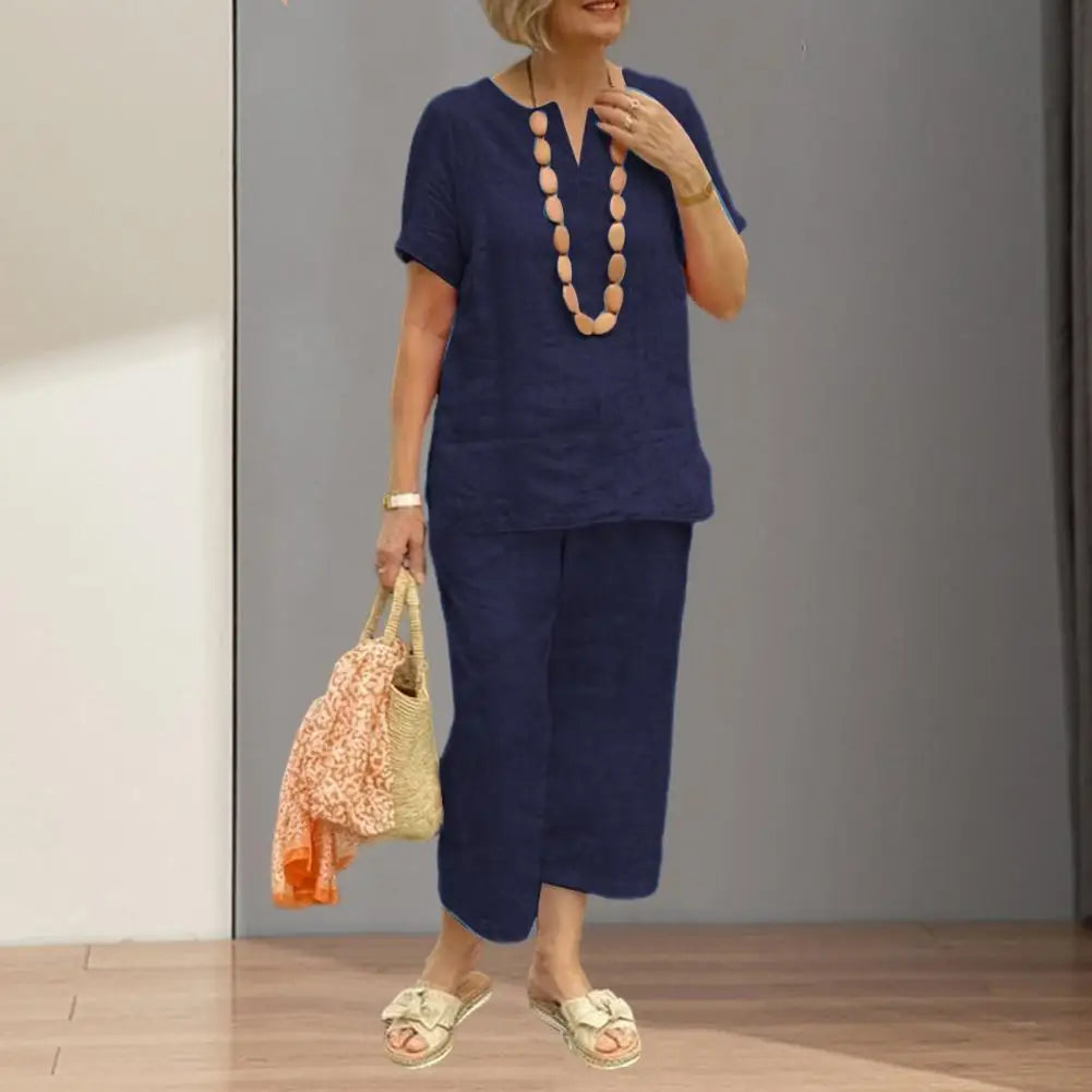 Serenah | Conjunto Confortável de Duas Peças – Elegância Sem Esforço para o Dia a Dia