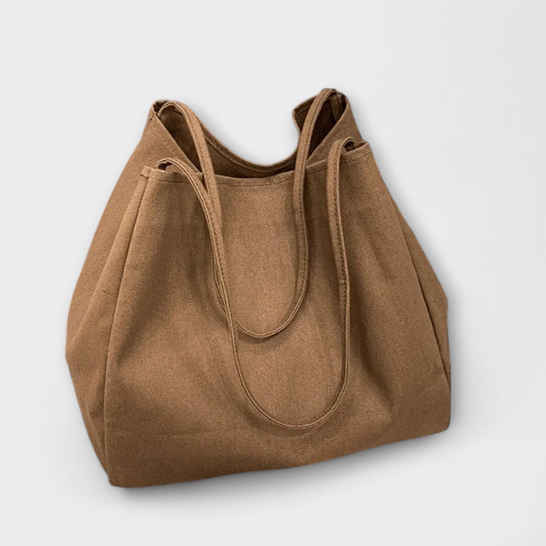 Olivia - Bolsa Shopper Grande de Lona de Alta Qualidade