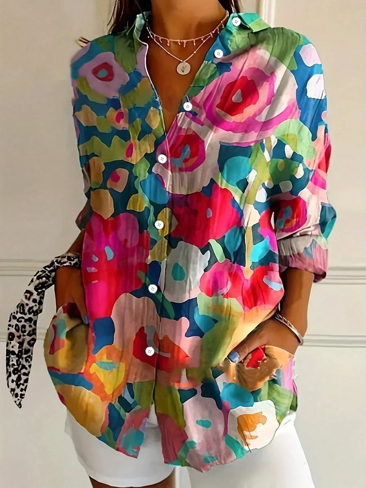 Sadie | Blusa com Estampa Colorida