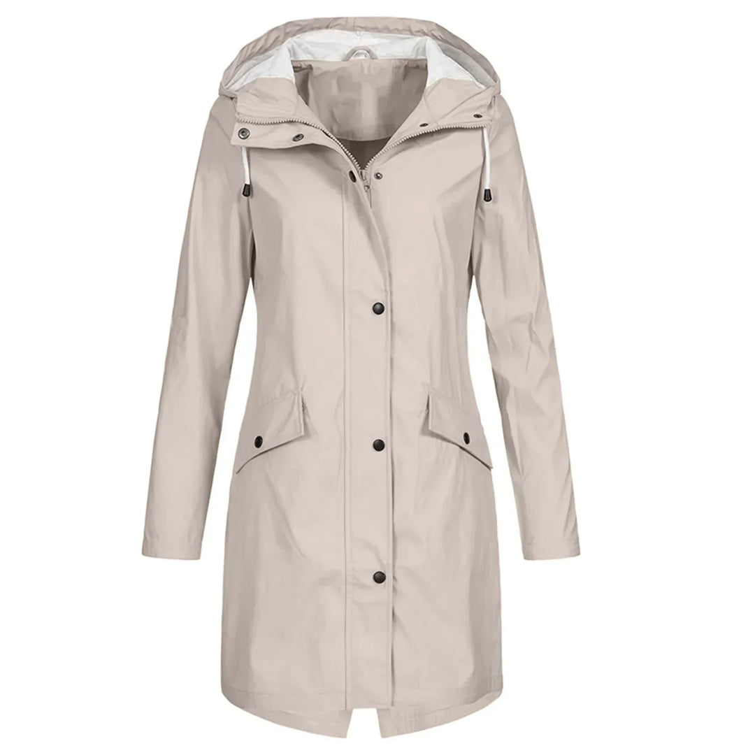 Lina | Windproof Hooded Raincoat
