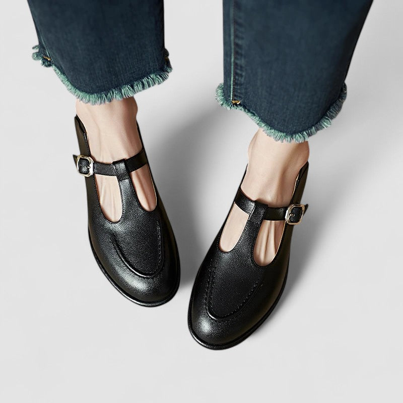 Ariyzzah | Sapatos Ortopédicos Mary Jane de Salto Baixo