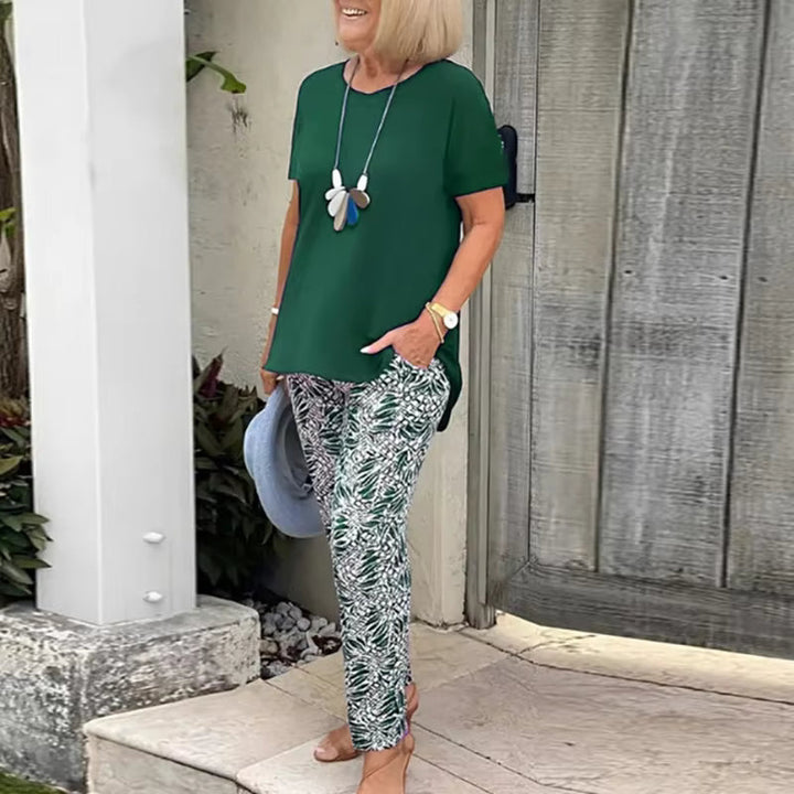 Allegra | Cotton-Blend Two-Piece Set – Effortless Polish, All-Day Comfort