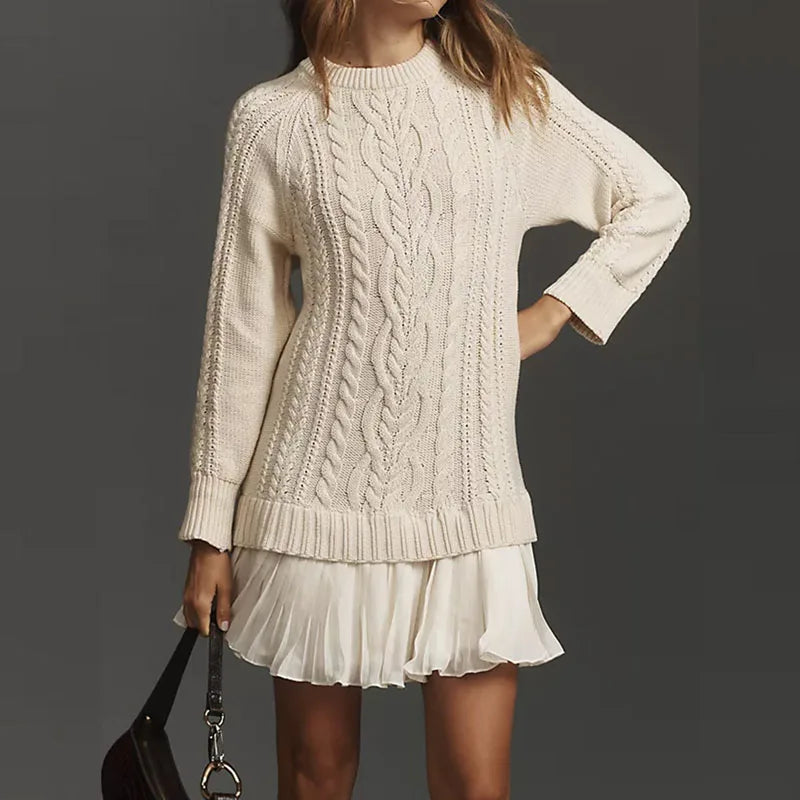Eira | Vestido Clássico de Suéter