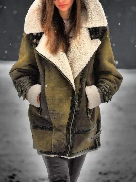Aubrey | Refined Shearling-Style Winter Jacket