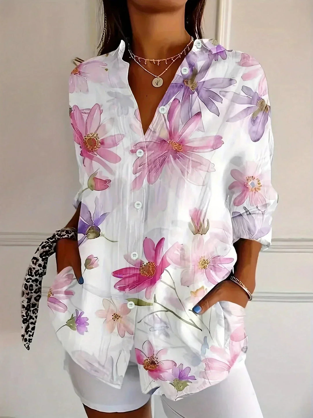 Sadie | Blusa com Estampa Colorida
