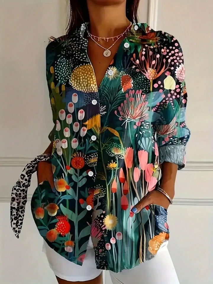 Sadie | Blusa com Estampa Colorida