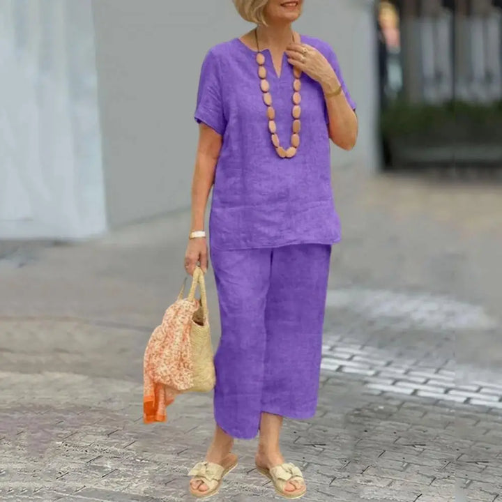 Serenah | Conjunto Confortável de Duas Peças – Elegância Sem Esforço para o Dia a Dia