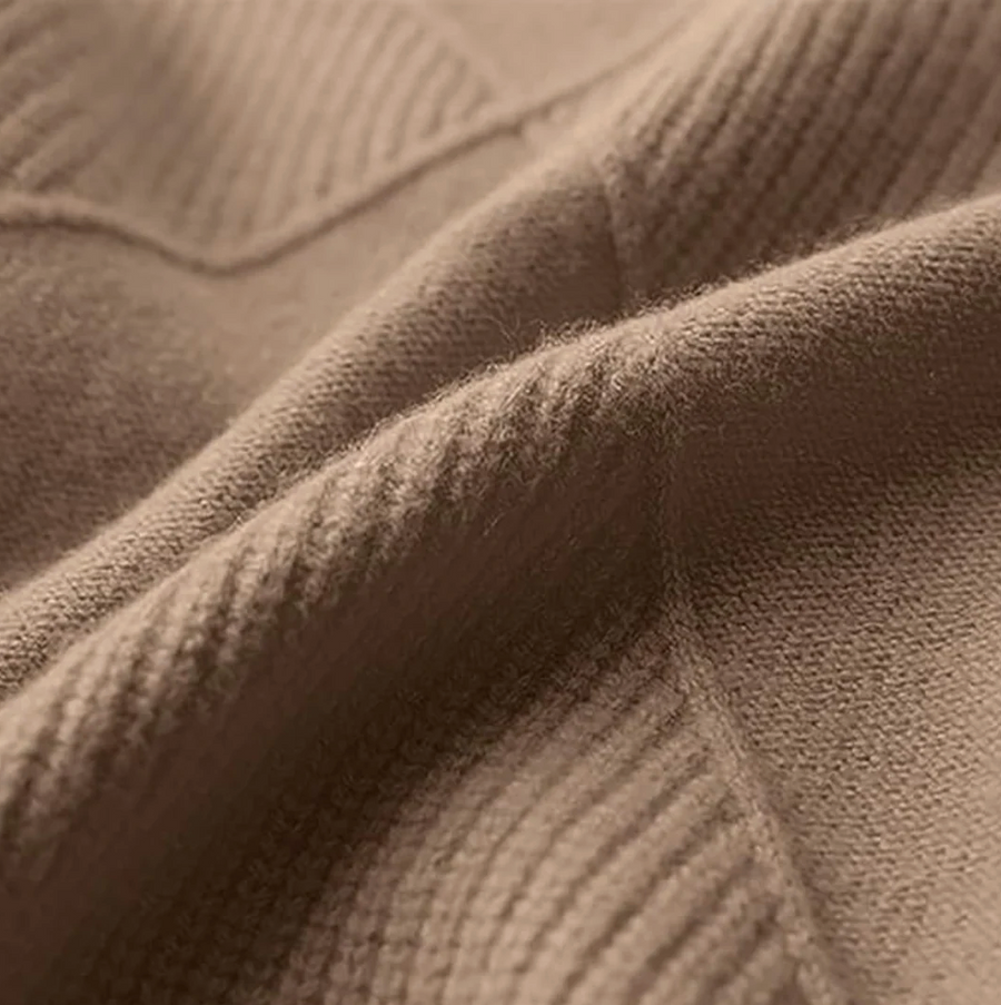 Elise | Women's Textured Knit Turtleneck Sweater, High Collar Winter Pullover