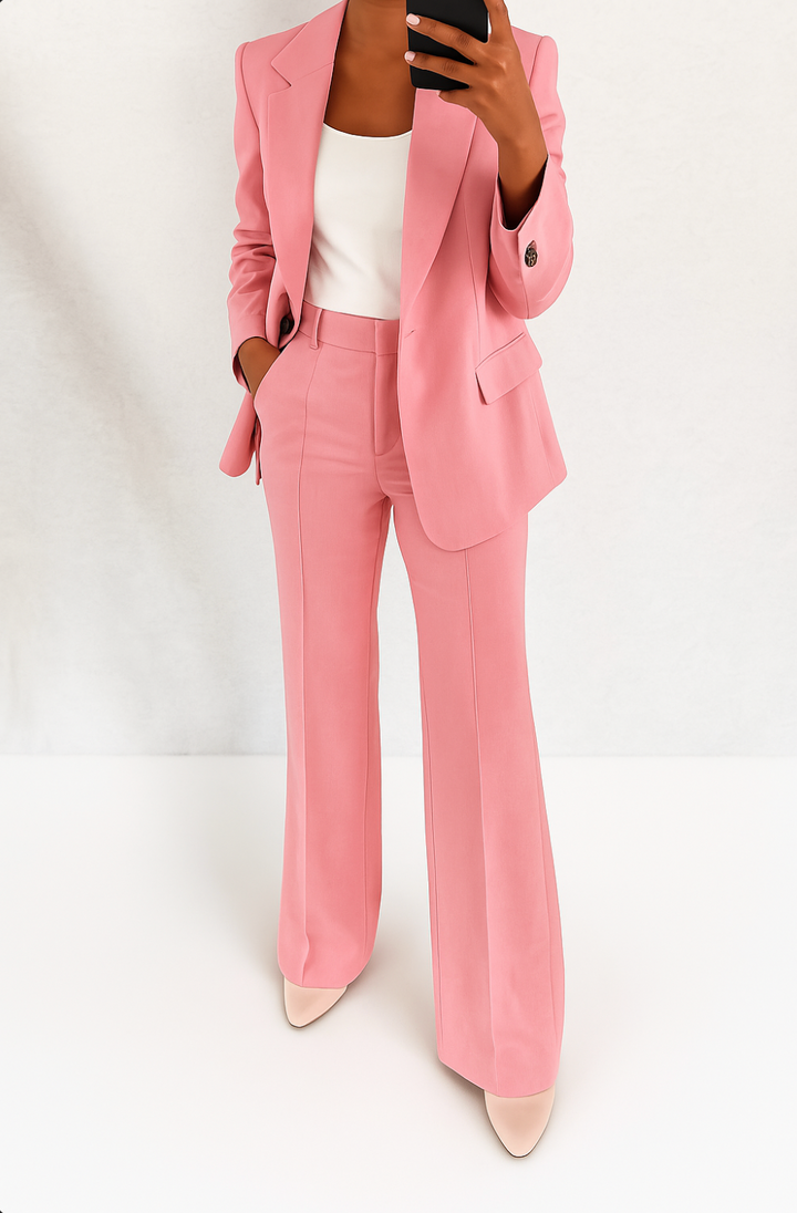 Ava | Chic Two-Piece Blazer & Trouser Set