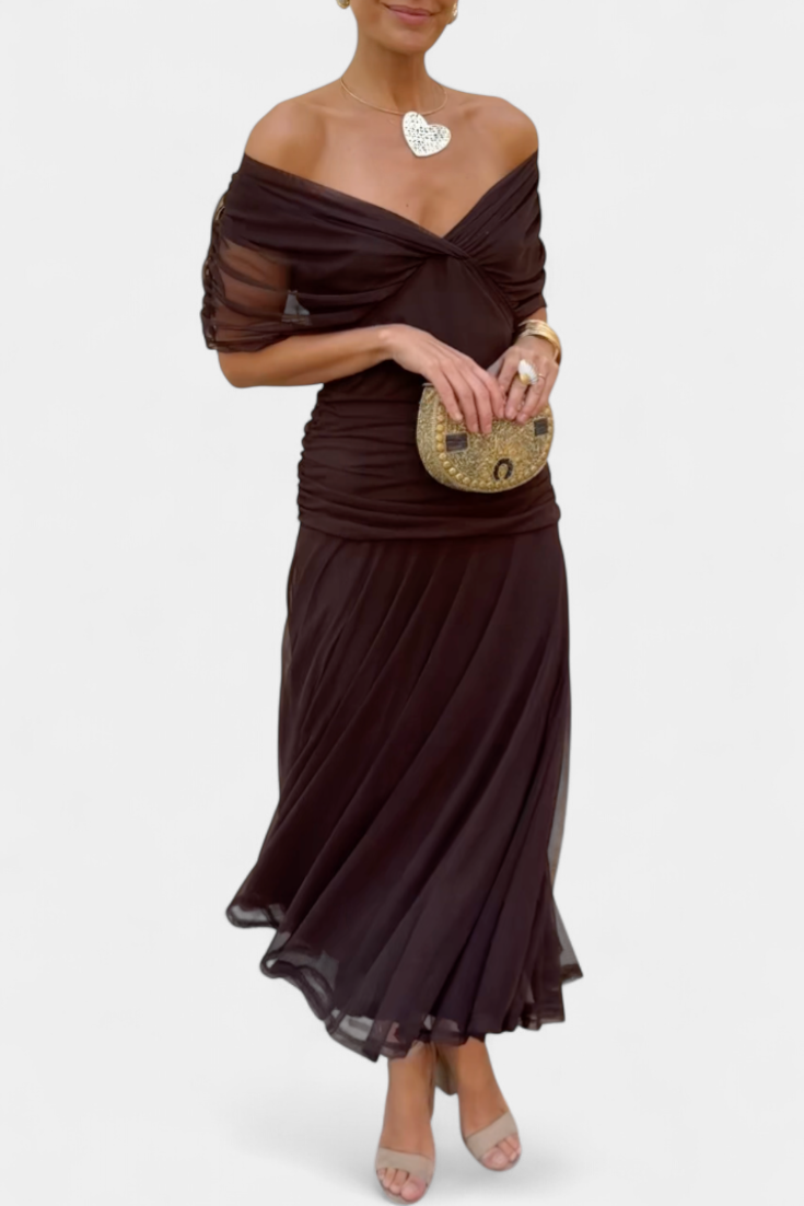 Alondra | Vestido Longo Floral com Decote em V