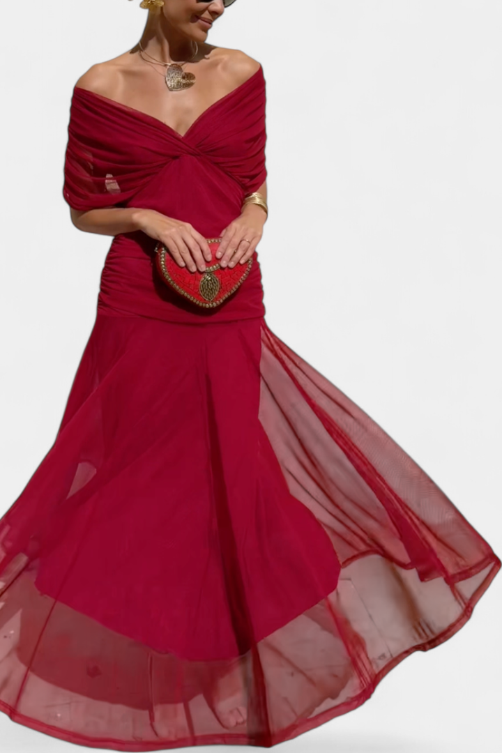 Alondra | Vestido Longo Floral com Decote em V
