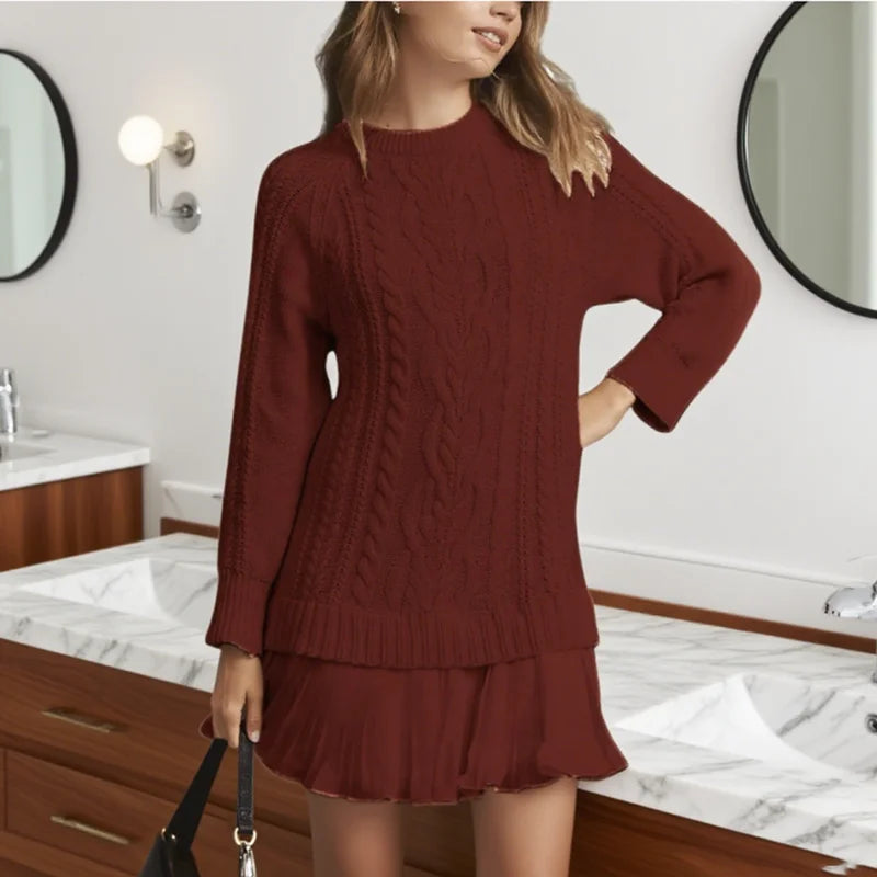 Eira | Vestido Clássico de Suéter