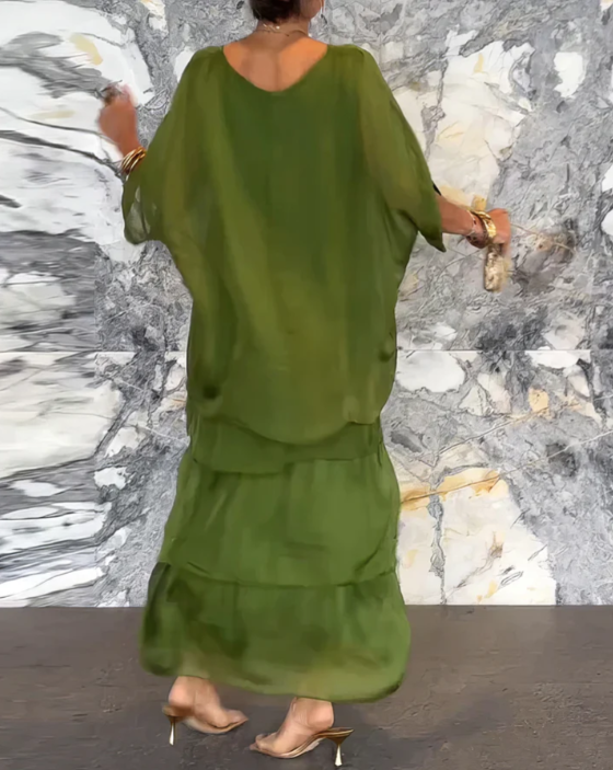 Vestido Longo Elegante e Fluido