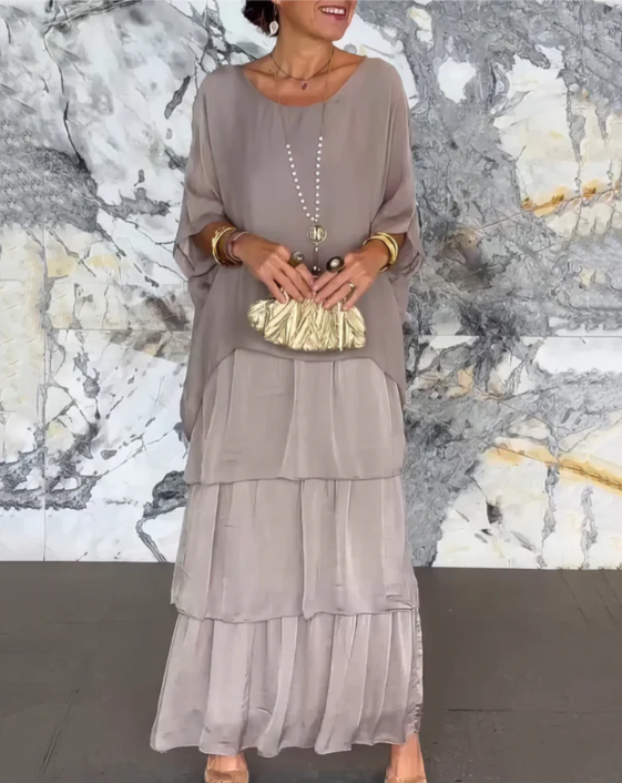 Vestido Longo Elegante e Fluido