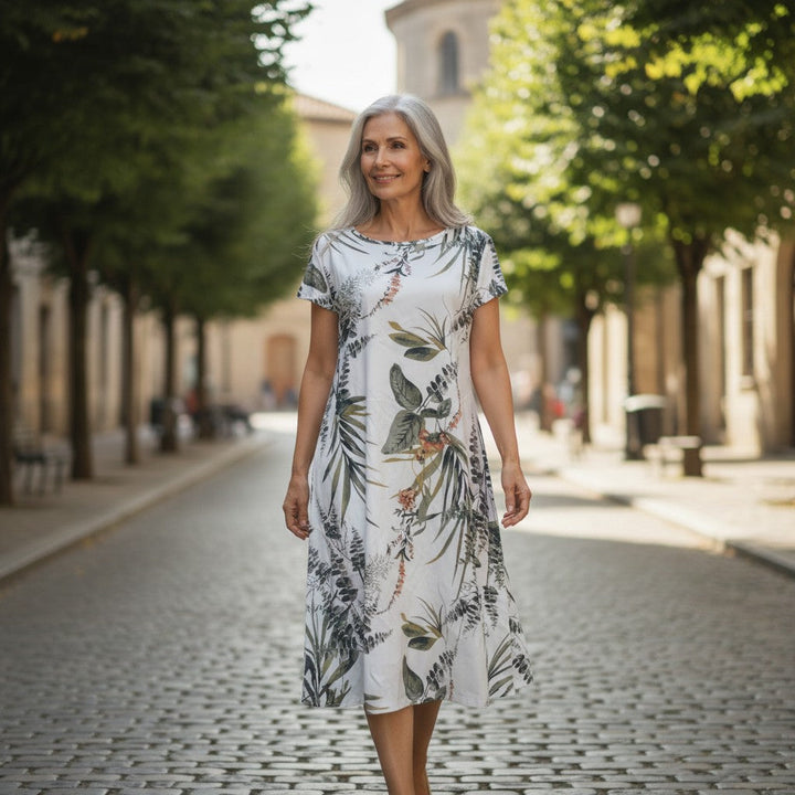 Vestido Sunniva Canvas Charm - Estilo Diário Sem Esforço