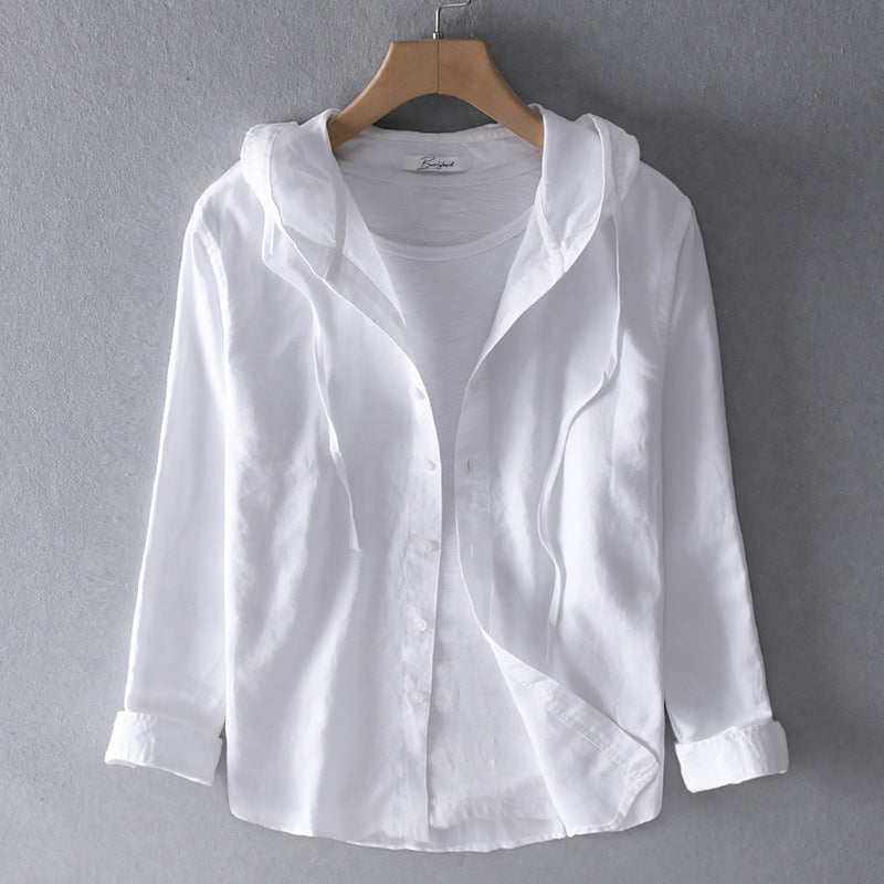 Blusa de Algodão com Capuz Tori – Macia, Respirável e Estilosa sem Esforço