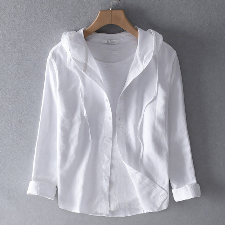 Blusa de Algodão com Capuz Tori – Macia, Respirável e Estilosa sem Esforço