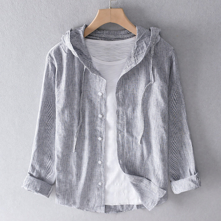 Blusa de Algodão com Capuz Tori – Macia, Respirável e Estilosa sem Esforço