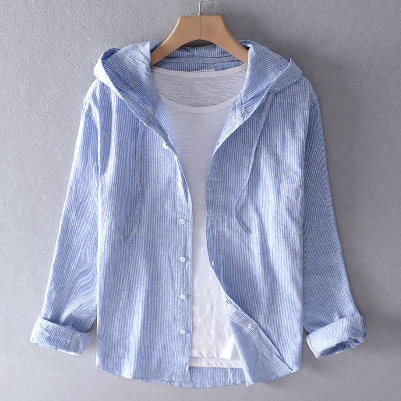 Blusa de Algodão com Capuz Tori – Macia, Respirável e Estilosa sem Esforço