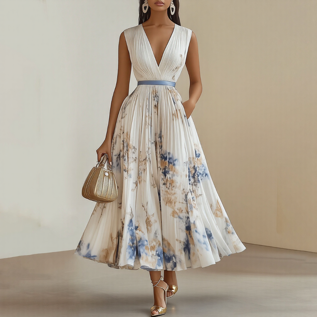 Rowella | Pleated Wedding Guest Dress