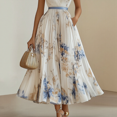 Rowella | Pleated Wedding Guest Dress