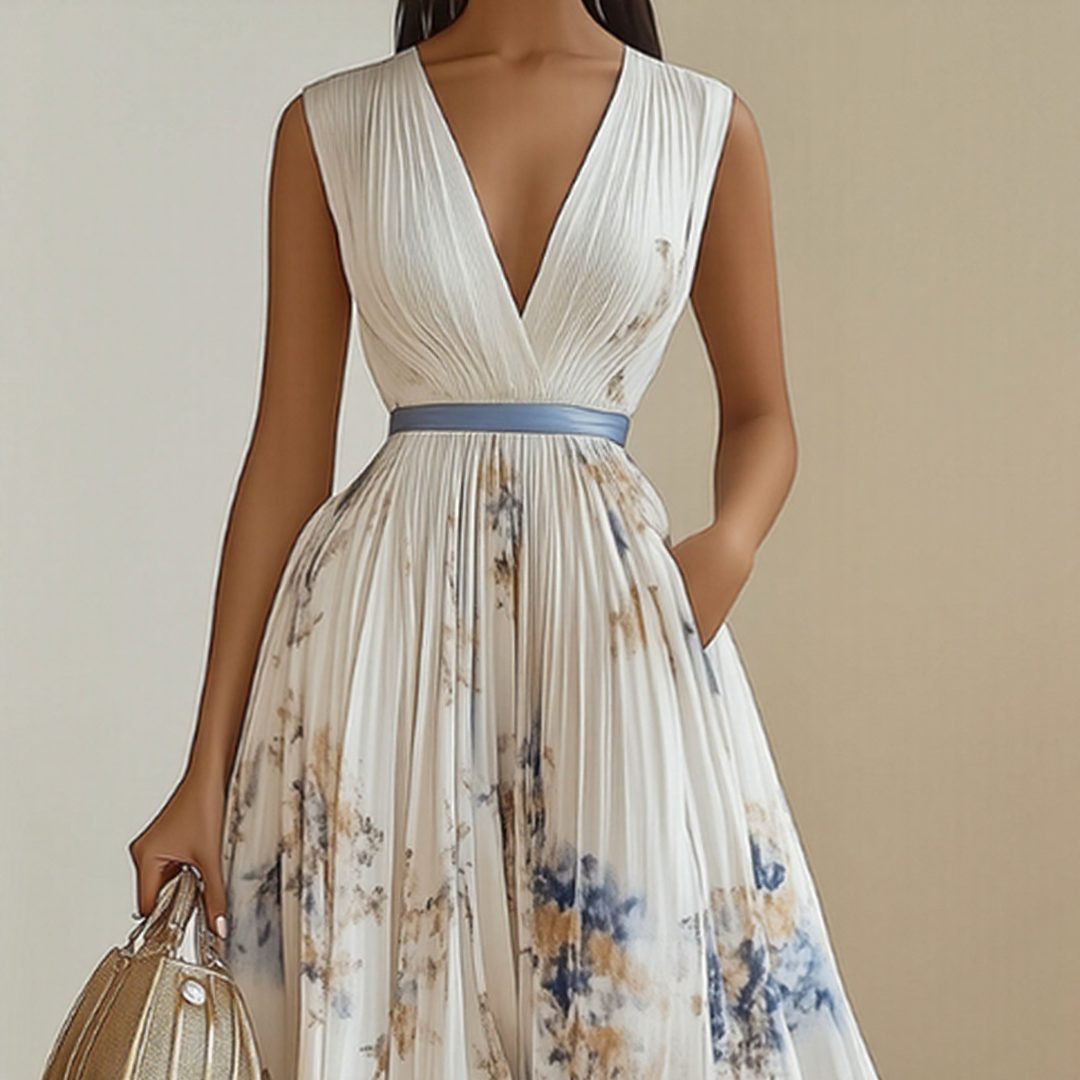 Rowella | Pleated Wedding Guest Dress