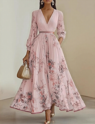 Rowella | Pleated Wedding Guest Dress