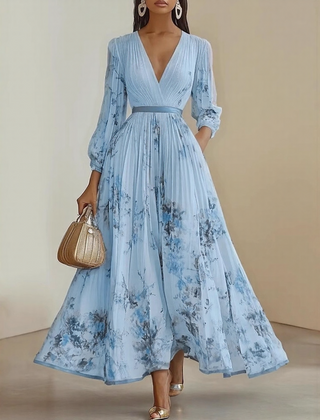 Rowella | Pleated Wedding Guest Dress