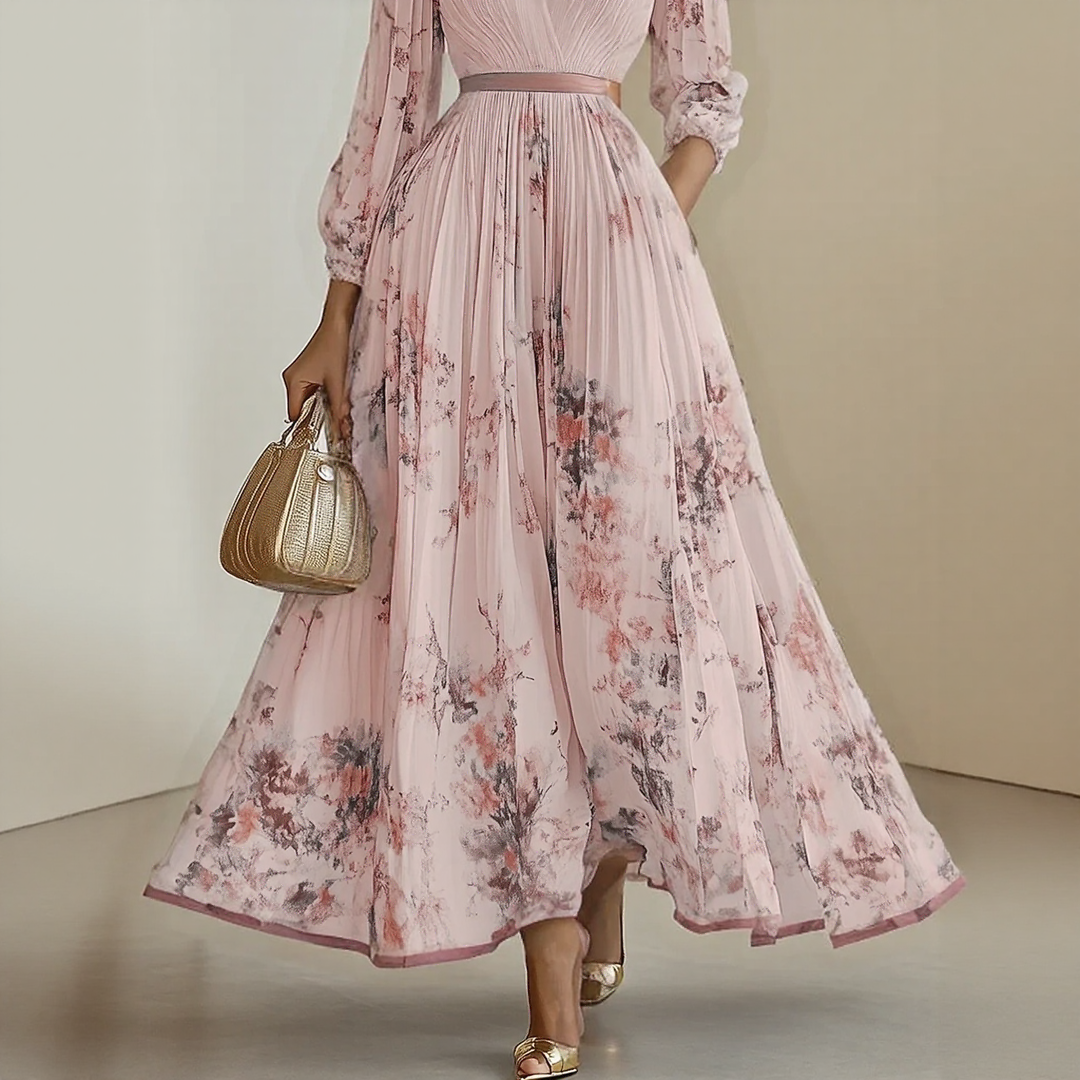 Rowella | Pleated Wedding Guest Dress