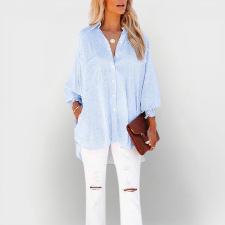 Yssa | Camisa Casual de Ajuste Relaxado