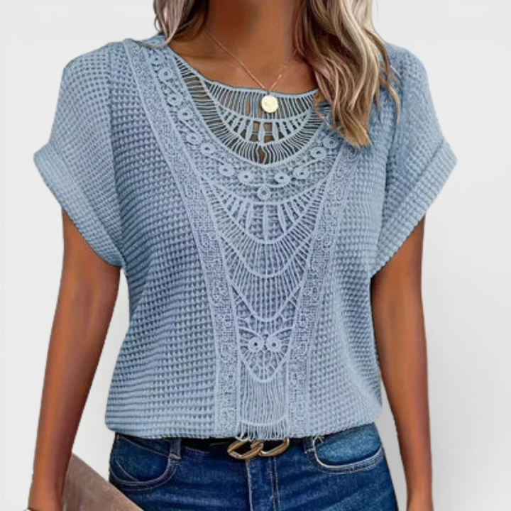 Shirley | Blusa de renda