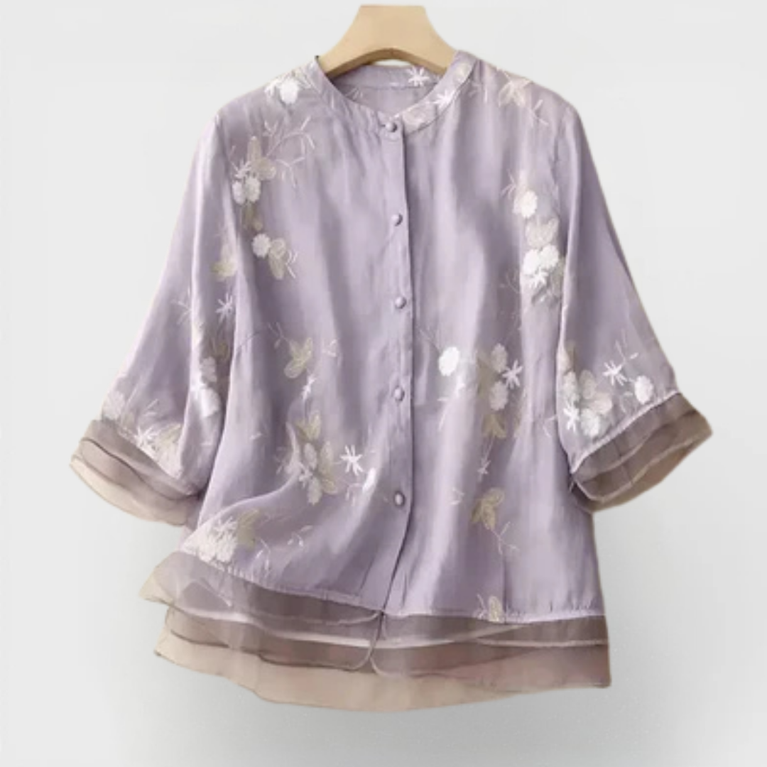 Nicole | Blusa de Algodão Leve