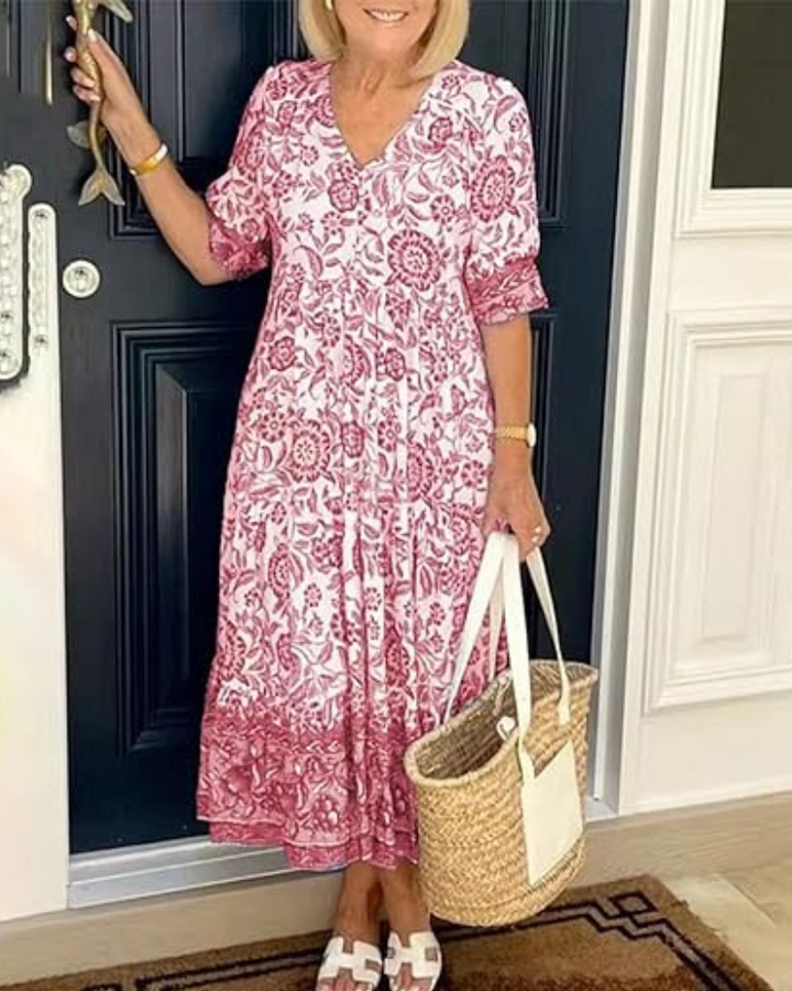 Radiance | Vestido Longo Boêmio – Sinta-se Linda, Sem Esforço