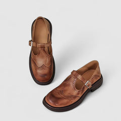 Louisa | Women's Classic Mary Jane Flats, Cushioned Non-Slip Comfort Shoes