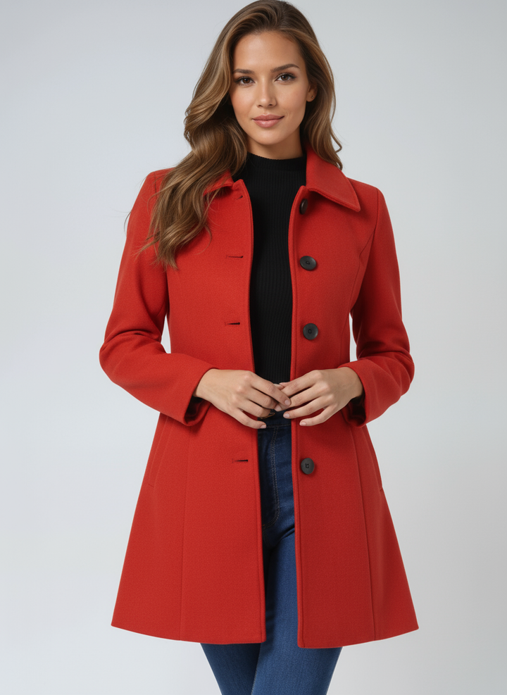 Katherine | Elegant Single-Breasted Coat
