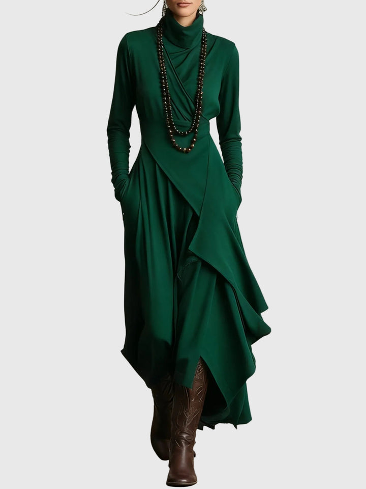 Violet | Vestido Maxi Plissado