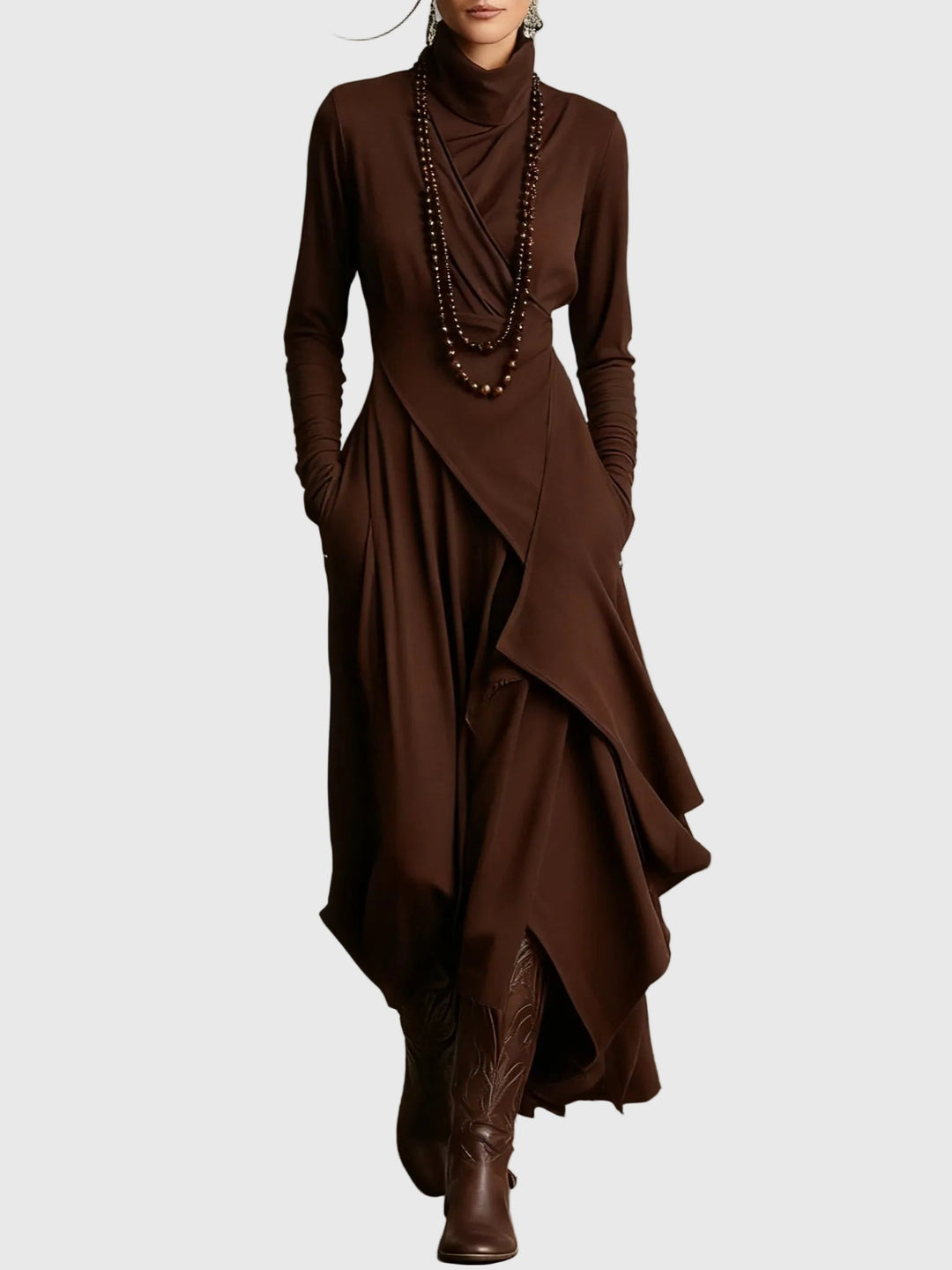 Violet | Vestido Maxi Plissado