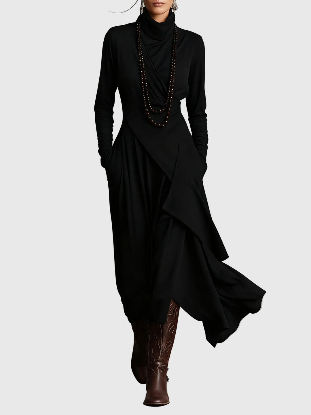 Violet | Vestido Maxi Plissado