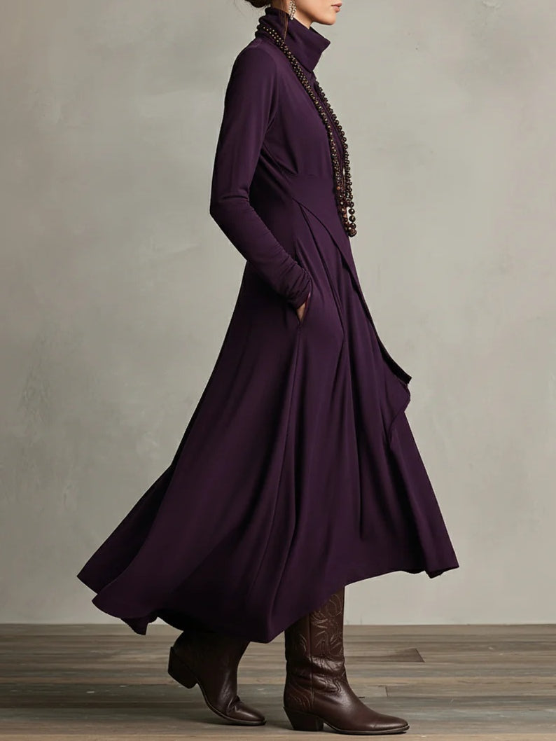 Marilyn | Draped Asymmetric Party Dresses for Ladies