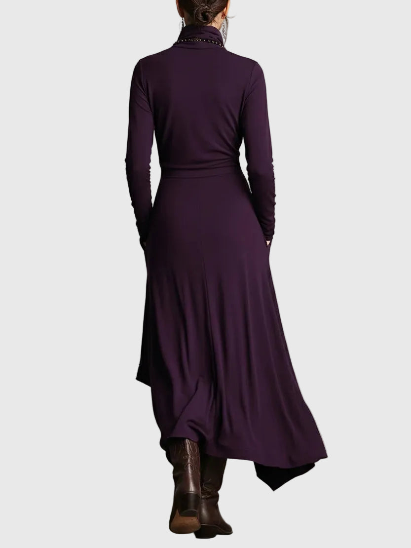 Violet | Vestido Maxi Plissado