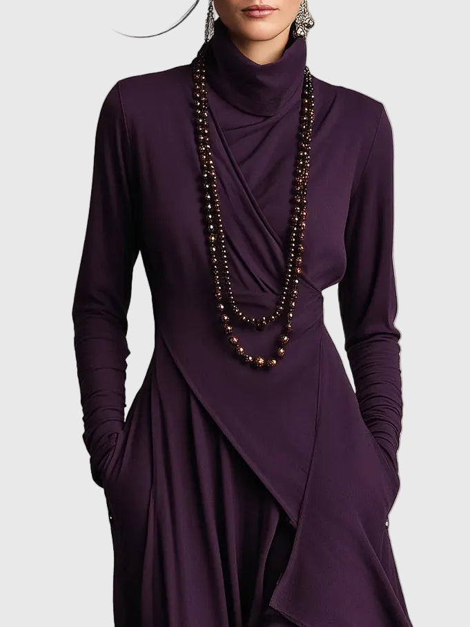 Violet | Vestido Maxi Plissado