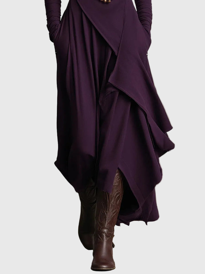 Violet | Vestido Maxi Plissado