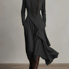Marilyn | Draped Asymmetric Party Dresses for Ladies