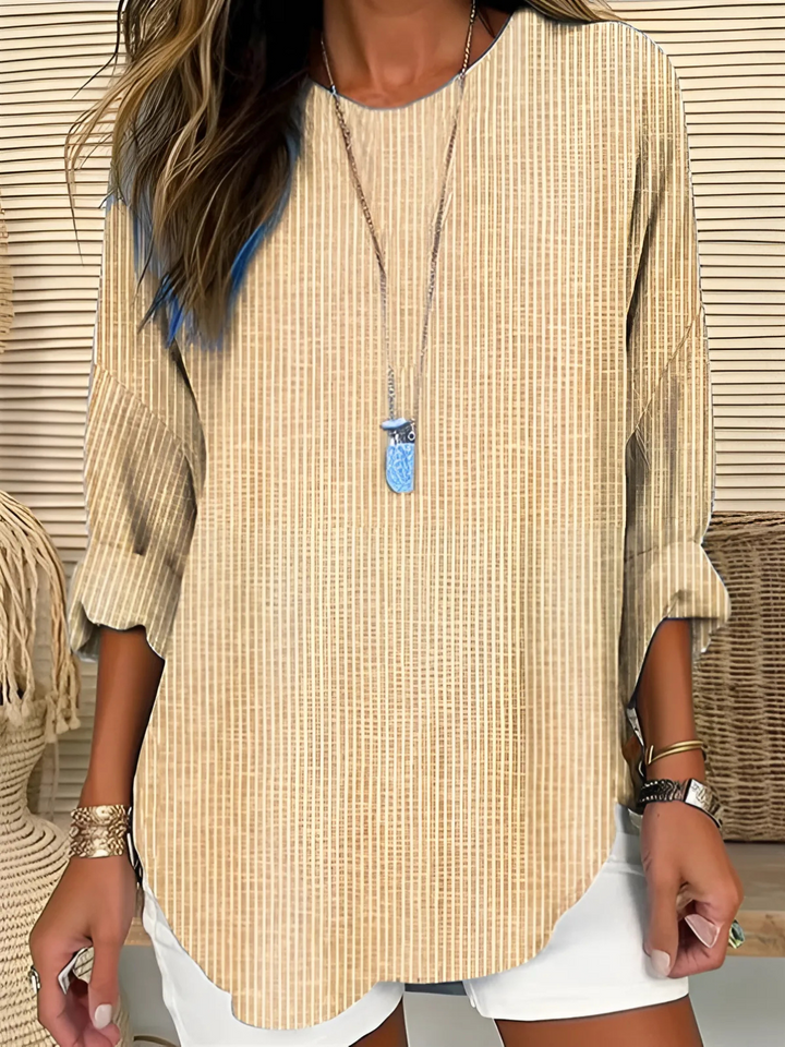 Rhea | Blusa Listrada na Moda